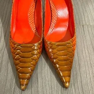 Python Skin Heels BCBGMaxAzria | Shoes | Genuine Python Skin Bcbgmaxazria Heels Sz 6 ...